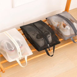 Badminton shoe storage bag mesh breathable deodorant tennis football shoes sports shoes portable portable storage bag Badminton shoe storage bag mesh breathable deodorant tennis football shoes sports shoes portable portable storage bag