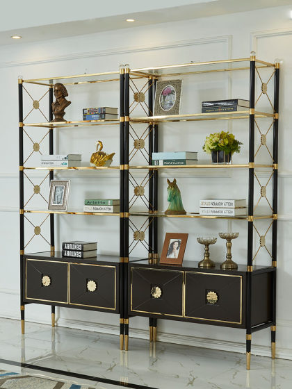 Bookshelf Shelf Postmodern light luxury living room storage simple office display simple bookcase floor-standing shelf
Bookshelf Shelf Postmodern light luxury living room storage simple office display simple bookcase floor-standing shelf