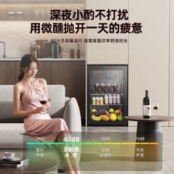 Polar Bear 118L Ice Bar Home Refrigerator Small Office Refrigerator Hotel Tea Beverage Red Wine Preservation Cabinet Polar Bear 118L Ice Bar Home Refrigerator Small Office Refrigerator Hotel Tea Beverage Red Wine Preservation Cabinet