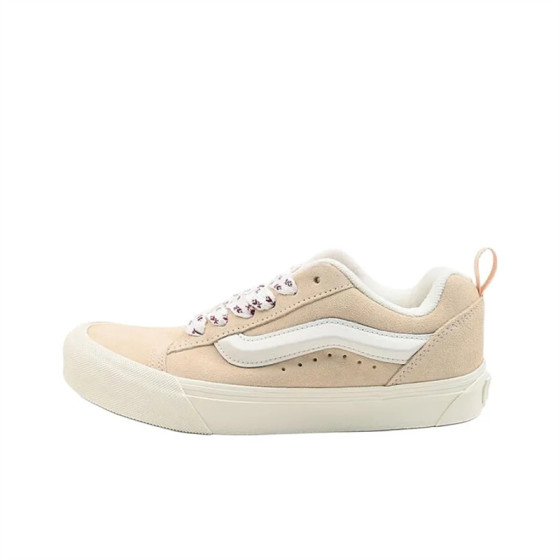 VANS/Fans official genuine men's and women's shoes Knu Skool casual anti-slip low-top beige canvas shoes VANS/Fans official genuine men's and women's shoes Knu Skool casual anti-slip low-top beige canvas shoes