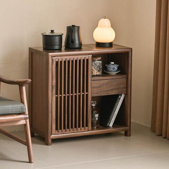 New Chinese-style solid wood tea cabinet tea table side cabinet black walnut tea edge kettle integrated with drawer storage cabinet
New Chinese-style solid wood tea cabinet tea table side cabinet black walnut tea edge kettle integrated with drawer storage cabinet