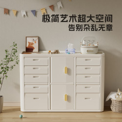 Children's toy storage rack, baby products feeding table storage cabinet, household floor-standing baby storage organizer storage box Children's toy storage rack, baby products feeding table storage cabinet, household floor-standing baby storage organizer storage box