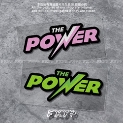 Fxyp Lightning Power English Creative Car Stickers Electric Vehicle Body Window Motorcycle Decoration Waterproof Reflective Stickers Fxyp Lightning Power English Creative Car Stickers Electric Vehicle Body Window Motorcycle Decoration Waterproof Reflective Stickers