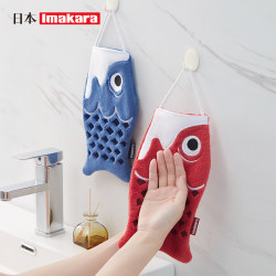 Hanging hand towel kitchen absorbent lint-free hand towel bathroom children's cute handkerchief rag Hanging hand towel kitchen absorbent lint-free hand towel bathroom children's cute handkerchief rag