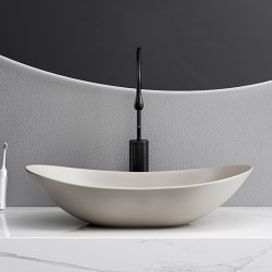 Khaki Gray Ingot Countertop Basin Ceramic Wash Basin Single Basin Wash Basin Household Small Size Art Basin Design Khaki Gray Ingot Countertop Basin Ceramic Wash Basin Single Basin Wash Basin Household Small Size Art Basin Design