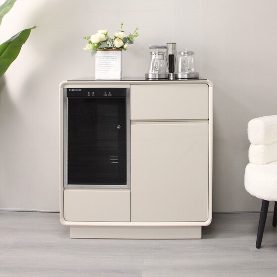 Cabinet cream style solid wood tea bar machine 2025 new home living room high-end disinfection water dispenser storage integrated dining side 
Cabinet cream style solid wood tea bar machine 2025 new home living room high-end disinfection water dispenser storage integrated dining side