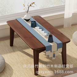 Bay window small table Kang table home solid wood tatami small coffee table folding table bed study desk computer low table Bay window small table Kang table home solid wood tatami small coffee table folding table bed study desk computer low table
