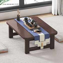 Folding table, bay window table, kang table, home coffee table, solid wood tatami tea table, bed small table, desk, computer low table Folding table, bay window table, kang table, home coffee table, solid wood tatami tea table, bed small table, desk, computer low table