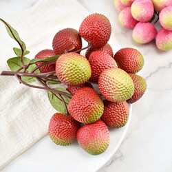 Simulated Lychee Skewer Model Plastic Fake Fruit and Vegetable Fruit Shop Shopping Mall Supermarket Decoration Decoration Modeling Props Simulated Lychee Skewer Model Plastic Fake Fruit and Vegetable Fruit Shop Shopping Mall Supermarket Decoration Decoration Modeling Props