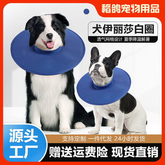 New cross-border pet supplies for dogs, Elizabeth circle anti-biting and anti-licking breathable and absorbent mesh fabric version New cross-border pet supplies for dogs, Elizabeth circle anti-biting and anti-licking breathable and absorbent mesh fabric version