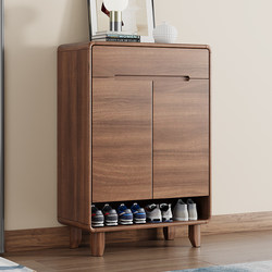 Shoe Cabinet for Home Entrance, New Chinese Style Solid Wood Frame, Indoor and Outdoor Corridor Entryway Storage Cabinet, New Model 2025 Hot Item Shoe Cabinet for Home Entrance, New Chinese Style Solid Wood Frame, Indoor and Outdoor Corridor Entryway Storage Cabinet, New Model 2025 Hot Item