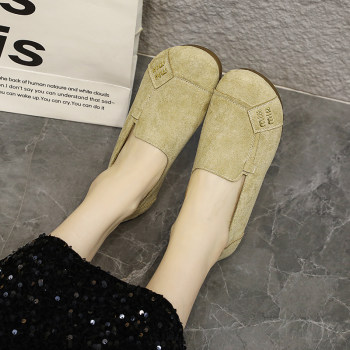 Soft leather Birkenstock shoes for women 2025 spring soft bottom fashion Soft leather Birkenstock shoes for women 2025 spring soft bottom fashion