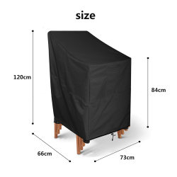 Outdoor furniture dust cover 210D Oxford cloth UV-resistant courtyard garden chair cover chair cover waterproof protective cover Outdoor furniture dust cover 210D Oxford cloth UV-resistant courtyard garden chair cover chair cover waterproof protective cover