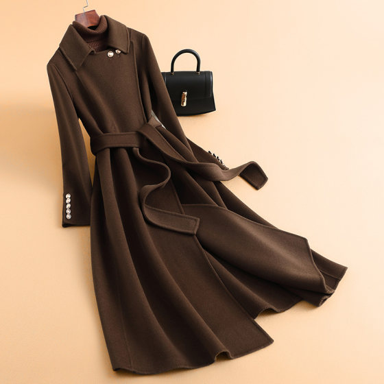 2024 autumn and winter new mid-length double-sided wool coat for women Hepburn style goddess professional woolen coat for women
2024 autumn and winter new mid-length double-sided wool coat for women Hepburn style goddess professional woolen coat for women