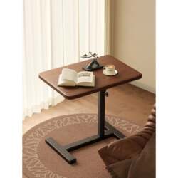 Bedside table movable lifting computer table living room sofa side table folding desk bedroom home bed study Bedside table movable lifting computer table living room sofa side table folding desk bedroom home bed study