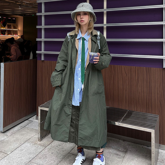White-eyed women's thin windbreaker for women's autumn and winter original design fashionable couple's mid-length loose jacket trendy
White-eyed women's thin windbreaker for women's autumn and winter original design fashionable couple's mid-length loose jacket trendy