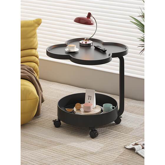 Movable trolley living room sofa side several creative side cabinet storage rack small coffee table table restaurant snack table Movable trolley living room sofa side several creative side cabinet storage rack small coffee table table restaurant snack table