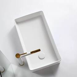 Household Balcony Laundry Basin Ceramic Countertop Basin Hand Washing Sink Washing Machine Left and Right Side Drainage Rear Drainage Washbasin Household Balcony Laundry Basin Ceramic Countertop Basin Hand Washing Sink Washing Machine Left and Right Side Drainage Rear Drainage Washbasin