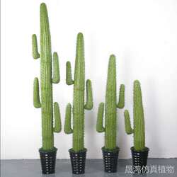 Nordic simple home simulation cactus artificial cactus column potted plant office living room fake plant floor plan decoration Nordic simple home simulation cactus artificial cactus column potted plant office living room fake plant floor plan decoration