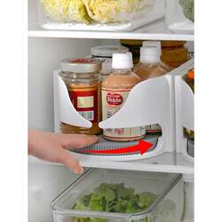 Refrigerator beer beverage organizer spice storage artifact kitchen rotating shelf multi-layer food rotating storage box Refrigerator beer beverage organizer spice storage artifact kitchen rotating shelf multi-layer food rotating storage box