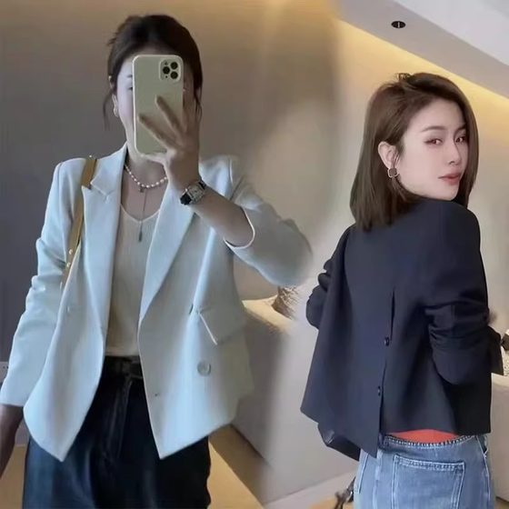 2025 autumn new short suit jacket for women's design high-end casual small suit top trendy
2025 autumn new short suit jacket for women's design high-end casual small suit top trendy