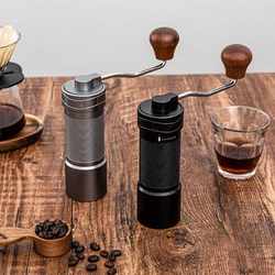 New hand crank coffee grinder, outdoor portable coffee grinder, external adjustable thickness steel core hand grinder coffee machine New hand crank coffee grinder, outdoor portable coffee grinder, external adjustable thickness steel core hand grinder coffee machine