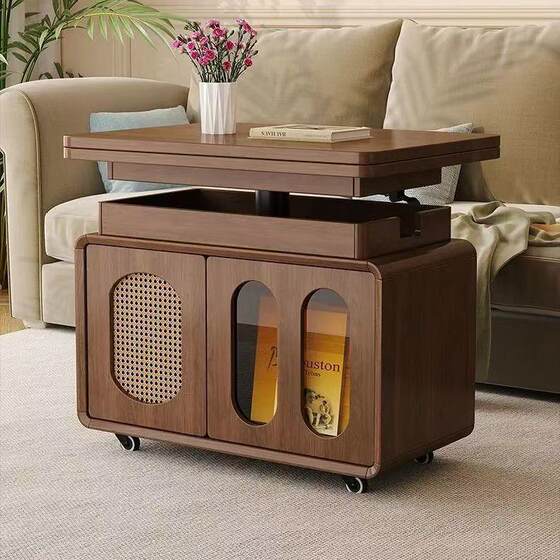 Solid wood coffee table movable lifting folding living room household corners several small apartment trolley sofa side storage desk
Solid wood coffee table movable lifting folding living room household corners several small apartment trolley sofa side storage desk