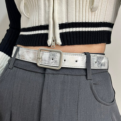 Belt for Women's Jeans, Versatile New Style, Black, Student Decoration, Retro, Simple, Trendy, ins Fashion, Sweater Belt Belt for Women's Jeans, Versatile New Style, Black, Student Decoration, Retro, Simple, Trendy, ins Fashion, Sweater Belt