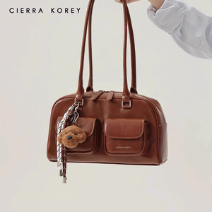 Cierra Korey official website Pillow bag Women's 2025 new autumn and winter Boston handbag shoulder bag Cierra Korey official website Pillow bag Women's 2025 new autumn and winter Boston handbag shoulder bag