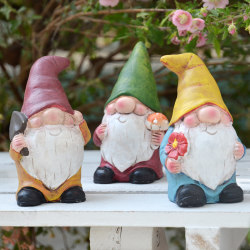 Wooden House Cute Dwarf Gandalf Cement Gnome Creative Micro Landscape Flower Pot Decoration Kindergarten Garden Ornament Wooden House Cute Dwarf Gandalf Cement Gnome Creative Micro Landscape Flower Pot Decoration Kindergarten Garden Ornament