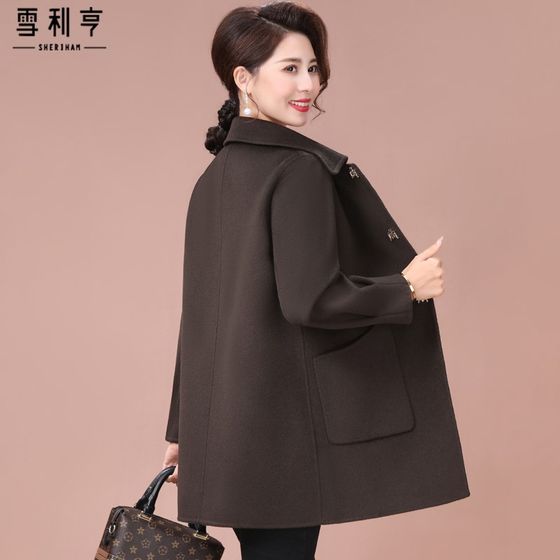 Double-sided wool wool coat for women j mother suit 2025 autumn and winter new style middle-aged and elderly wool wool mid-length style exterior
Double-sided wool wool coat for women j mother suit 2025 autumn and winter new style middle-aged and elderly wool wool mid-length style exterior