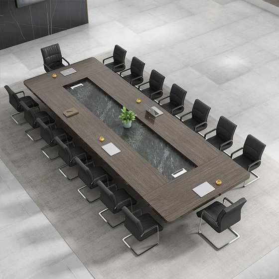 Office furniture conference table long table simple modern large plate training table long square -shaped long tables and tables and chairs Office furniture conference table long table simple modern large plate training table long square -shaped long tables and tables and chairs