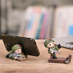 Cute Soldier Brother Mobile Phone Stand Tablet Bracket Bedside Special Forces Mobile Phone Support Stand Creative Ornament Cute Soldier Brother Mobile Phone Stand Tablet Bracket Bedside Special Forces Mobile Phone Support Stand Creative Ornament