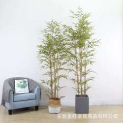 Artificial fake simulation mini bamboo green plants Chinese partition courtyard bonsai indoor floor-standing pot decoration ornaments Artificial fake simulation mini bamboo green plants Chinese partition courtyard bonsai indoor floor-standing pot decoration ornaments
