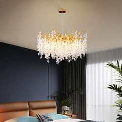 Light luxury crystal living room crystal chandelier French restaurant modern bedroom luxury Italian art branch cross-border lamp Light luxury crystal living room crystal chandelier French restaurant modern bedroom luxury Italian art branch cross-border lamp