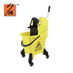 Down-pressure double-bucket water press truck, mop water press truck, purple household mop bucket cleaning water press truck Down-pressure double-bucket water press truck, mop water press truck, purple household mop bucket cleaning water press truck