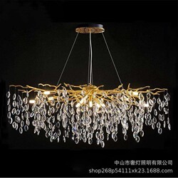 Designer art restaurant chandelier French light luxury long front desk cashier dining bar crystal lamp branch model room chandelier Designer art restaurant chandelier French light luxury long front desk cashier dining bar crystal lamp branch model room chandelier