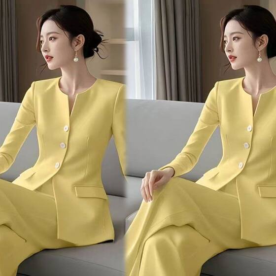 Autumn new style fashion commuting professional suit suit women's high-end fashionable top wide-leg pants suit trendy
Autumn new style fashion commuting professional suit suit women's high-end fashionable top wide-leg pants suit trendy