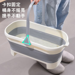 Sponge mop bucket household foldable 2022 new flat mop bucket rectangular handle water storage mopping basin Sponge mop bucket household foldable 2022 new flat mop bucket rectangular handle water storage mopping basin