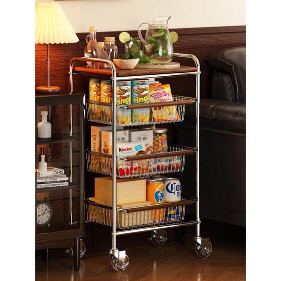 Youqin Middle Old Sofa Snacks Cart Storage Rack Living Room Mobile Can Pull Tea Table Kitchen Vegetable Rack
Youqin Middle Old Sofa Snacks Cart Storage Rack Living Room Mobile Can Pull Tea Table Kitchen Vegetable Rack
