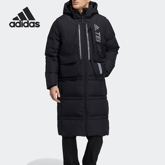 Adidas/Adidas authentic season new men and women's same long hooded down jacket H13853
Adidas/Adidas authentic season new men and women's same long hooded down jacket H13853