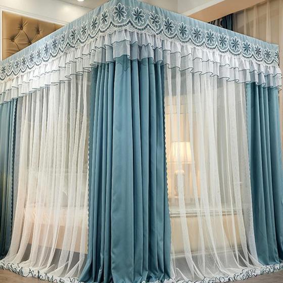 New double-bar reinforced mosquito net double-layer encrypted blackout bed curtain curtain floor three-open door light luxury dustproof mosquito net u.
New double-bar reinforced mosquito net double-layer encrypted blackout bed curtain curtain floor three-open door light luxury dustproof mosquito net u.