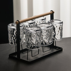 Family Glacier Glass Cup Set, Home Use First Snow Cup, Tea Cup Set, Home Living Room Guest Reception High-Value Water Cup Family Glacier Glass Cup Set, Home Use First Snow Cup, Tea Cup Set, Home Living Room Guest Reception High-Value Water Cup