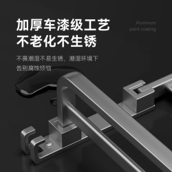 No punching towel rack bathroom gun gray space aluminum bathroom rack toilet P bathroom towel rack wall hanging hand washing No punching towel rack bathroom gun gray space aluminum bathroom rack toilet P bathroom towel rack wall hanging hand washing
