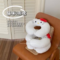 Help~ This cat U-shaped pillow is so cute! Lunch break pillow, neck protection pillow, neck sofa, travel pillow Help~ This cat U-shaped pillow is so cute! Lunch break pillow, neck protection pillow, neck sofa, travel pillow