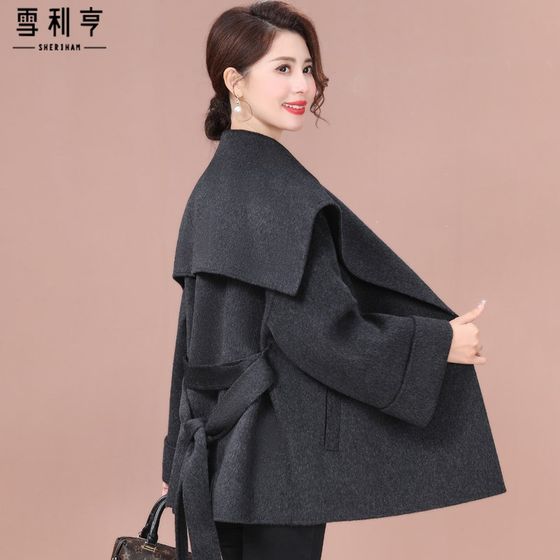 Speedy double-sided coat for women mid-length 2025 autumn and winter new loose small navy large lapel wool
Speedy double-sided coat for women mid-length 2025 autumn and winter new loose small navy large lapel wool