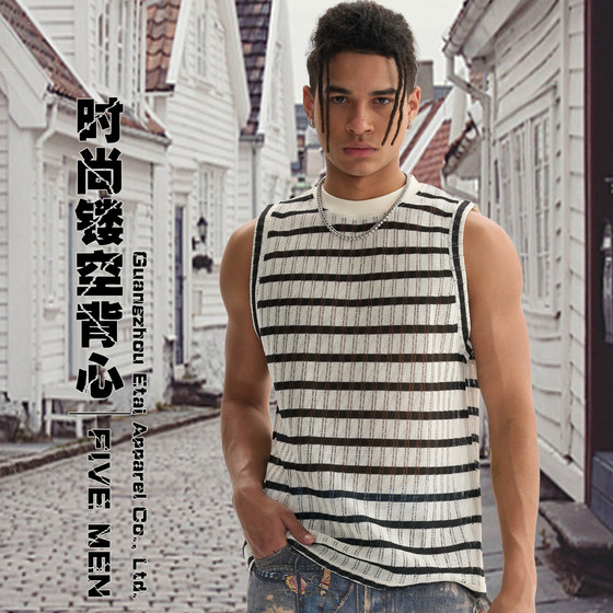 FIVE MEN sleeveless vest men's trendy and handsome new sweat vest summer wear men's T-shirt 2025 summer
FIVE MEN sleeveless vest men's trendy and handsome new sweat vest summer wear men's T-shirt 2025 summer