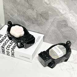 New direct selling light luxury household ceramic shell soap box without punching bathroom high-end creative bathroom soap box New direct selling light luxury household ceramic shell soap box without punching bathroom high-end creative bathroom soap box