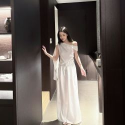 YOUENBB off-shoulder all-match vest sleeveless thin design simple casual top YOUENBB off-shoulder all-match vest sleeveless thin design simple casual top