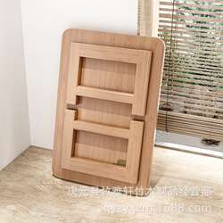 Folding table Nanzhu Kang table household solid wood tatami small coffee table bay window table bed study desk computer low table Folding table Nanzhu Kang table household solid wood tatami small coffee table bay window table bed study desk computer low table